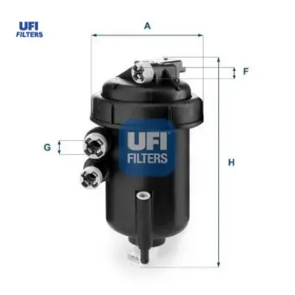 Yakıt filtresi kutulu ducato-boxer-jumper 2.0-2.8jtd-hdı 02 oe ufı 1345983080/ 1901.80 resmi