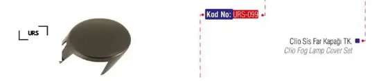 Sis far kapağı takım clıo 02-07 urs 7701209099 resmi