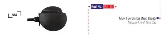Benzin depo dış kapağı mgn ı 98-02 urs 7700834109 resmi