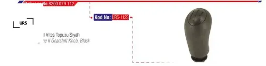 Vites topuzu megane ıı 02 clıo ııı 04 logan 04 5 ileri-siyah kapak urs 8200079112/ 8200379945 resmi