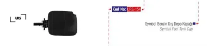 Benzin depo dış kapağı clıo symbol 09 urs 8200690154 resmi
