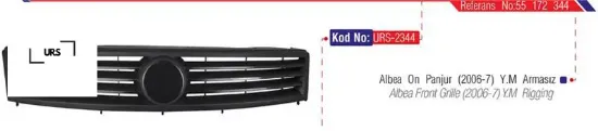 Ön panjur armasız albea-palıo ym 05 urs 55172344 resmi