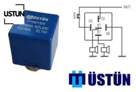 Korna titreyen rolesi 12v ustun  resmi