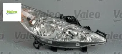 Sağ far beyaz 207 07 15 elektrikli h7 h1 motorlu valeo 6206.95/ 6206.97 resmi