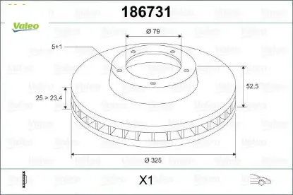 Fren dıskı on e46 z4 e86 e85 valeo 34116864047 resmi