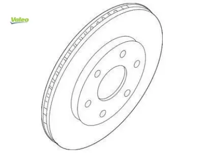 Fren diski ön  navara 2.5l yd25ddti dci d40 4x2 4x4 04- / pathfınder 2.5l yd25ddti dci r51 4x 4 05- valeo 402069be0c/ 40206eb300 resmi