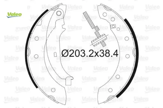 Arka pabuç balata 106-206-306-saxo-clıo ıı-symbol-thalıa-lgn-twng-logan 04 sandero 08 7701206962 valeo 440601749r/ 6001547630/ 4241.J1 resmi