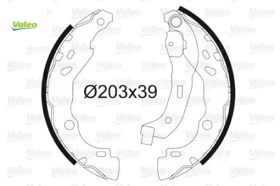 Arka fren pabuç balatası clıo ıı 98 clıo ıv 12 clıo symbol 02 symbol ııı 13 sandero 08 logan 06 sand valeo 440609415r/ 6001551409/ 7701207178 resmi