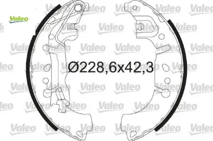 Arka pabuçlı fren balatası egea 15 500 l 12 fıorıno 14 0.9 1.3d mtj 1.4 1.6d mtj valeo 77367099 resmi