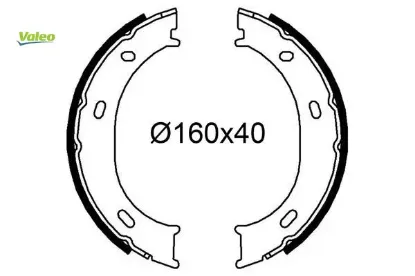 Fren balatası arka park frenı sprınter b901 b904 . Lt 28-35-46 valeo a0024205820/ 2d0698525b resmi