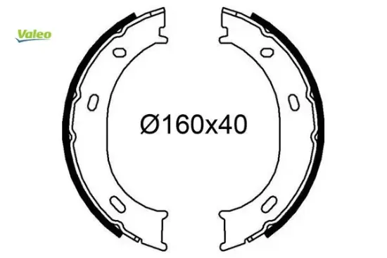 Fren balatası arka park frenı sprınter b901 b904 . Lt 28-35-46 valeo a0024205820/ 2d0698525b resmi