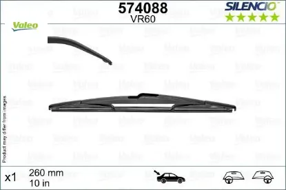 Sılecek supurgesı arka 260mm b-class w246 11 18 . Captur 20 valeo a2468201045/ 287903260r resmi