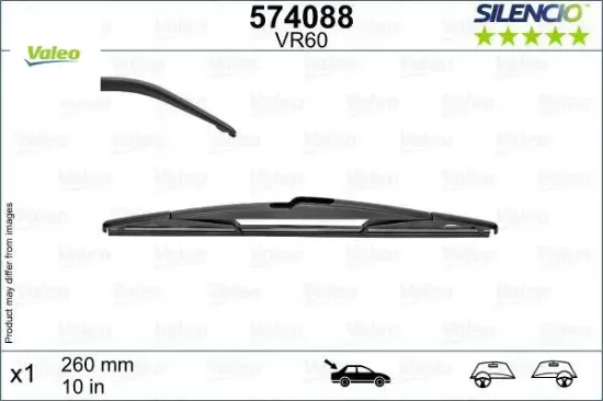 Sılecek supurgesı arka 260mm b-class w246 11 18 . Captur 20 valeo a2468201045/ 287903260r resmi