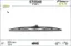 Arka silecek süpürgesi 400mm normal tip first üniversal valeo 6272526 /  93195927 resmi