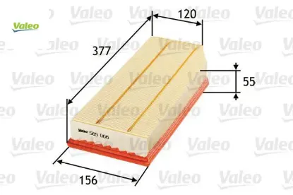 Hava fıltresı om611 w203 s203 cl203 c209 w210 s210 w163 w461 w463 valeo a6110940104 resmi