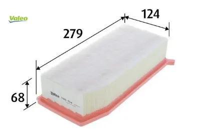 Hava filtresi clıo ıv 12 captur ı 13 express 21 logan ıı 13 symbol ııı 13 sandero ıı 12 duster 10 18 valeo 165467674r resmi