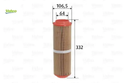 Hava fıltresı om668 w168 w414 valeo a6680940304 resmi