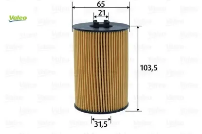 F026407157 yağ filtresi volkswagen golf vıı valeo 03n115562 resmi