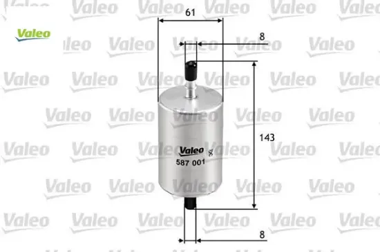 Yakıt filtresi clıo-espace-kangoo-laguna-megane-twıngo-trafıc-partner- berlıngo-expert-206-306-307-4 valeo 1567.A5/ 7700845961/ 16400jd51a resmi