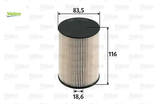 Yakıt filtresi caddy ııı-golf v-jetta ııı-octavıa-toledo ııı-leon-altea-a3 1.9tdı-2.0tdı valeo 1k0127177b/ 1k0127434b resmi