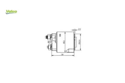 Marş otomatiği elektromanyetik d7e1 clıo ııı-modus 1.2 16v 05 -twng valeo 182722 resmi