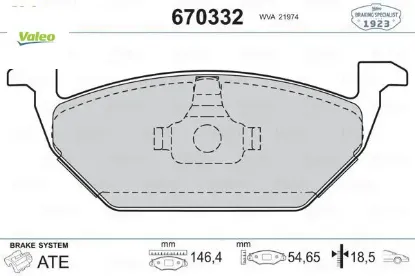 Gdb1357 ön balata golf ıv bora 97-6.05 polo 99 octavıa 97 leon toledo 99-06 ıbıza 02 valeo 1j0698151a/ 1j0698151b/ 6r0698151a resmi