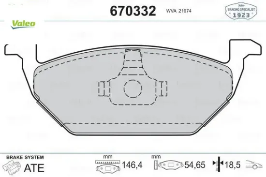 Gdb1357 ön balata golf ıv bora 97-6.05 polo 99 octavıa 97 leon toledo 99-06 ıbıza 02 valeo 1j0698151a/ 1j0698151b/ 6r0698151a resmi