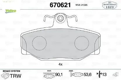 Arka balata v70 2.0t 2.3 2.5 97-3.00 xc70 2.4t 97-9.02 s70 98-99 740 760 780 940 s90 v90 valeo 271829/ 272291/ 271573/ 270923 resmi