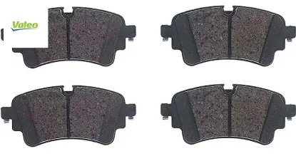 Arka disk fren balatası a4 1.4/2.0/2.0d/3.0d 05/15 a4 touareg 3.0d 11/17 valeo 4n0698451/ 80a698451b/ 8w0698451f resmi