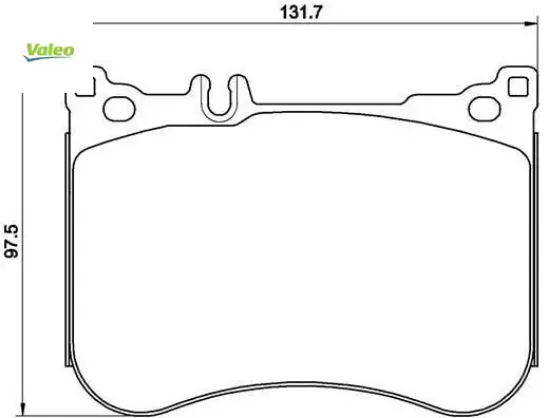 Fren balatası on c257 w213 w222 c217 r231 valeo a0084200220 resmi