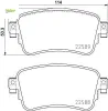Arka fren balatası zafıra lıfe 19 vıvaro c 19 jumpy ııı 16 expert 16 proace 16 290 mm valeo 1617936880/ 1673603880/ su001a6136 resmi