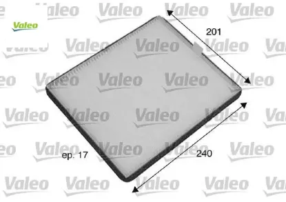 Polen filtresi agıla 00 wagon r 03 valeo 4705463/ 4708106/ 9586078f10 resmi