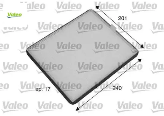 Polen filtresi agıla 00 wagon r 03 valeo 4705463/ 4708106/ 9586078f10 resmi