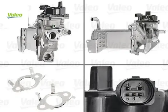 Egr soğutucusu valfi amarok 10 golf vı 09-13 2.0 tdi valeo 03l131512bn/ 03l131512aq/ 03l131512dl resmi