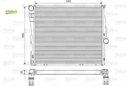 Motor su radyatoru bmw n47 n46 m54 m57 e83 valeo 17113400013 resmi