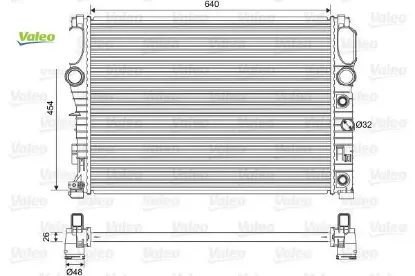 Motor su radyatoru m272 om646 c219 w211 s211 valeo a2115001302 resmi