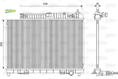 Motor su radyatoru fıesta 1.25 16v 1.4 16v 08 b max 1.4 16v 12 350 558 18 valeo 8v518005be/ 8v518005bc/ 1548603 resmi