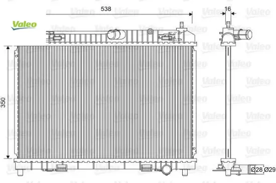 Motor su radyatoru fıesta 1.25 16v 1.4 16v 08 b max 1.4 16v 12 350 558 18 valeo 8v518005be/ 8v518005bc/ 1548603 resmi