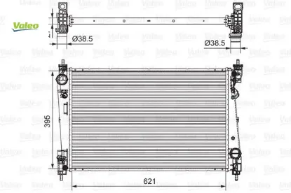 Radyatör doblo 1.4-1.3 dmtj 10 > combo 1.3 cdti 12 > mekanik ac /- 620x400x16 valeo 51812209/ 51938013/ 1300328/ 95510450 resmi