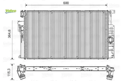 Motor su radyatoru n47 b47 b48 n13 n20 n55 f30 f20 f32 f36 f22 f34 ı3 valeo 17118678027 resmi