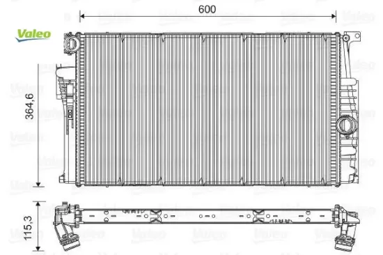 Motor su radyatoru n47 b47 b48 n13 n20 n55 f30 f20 f32 f36 f22 f34 ı3 valeo 17118678027 resmi