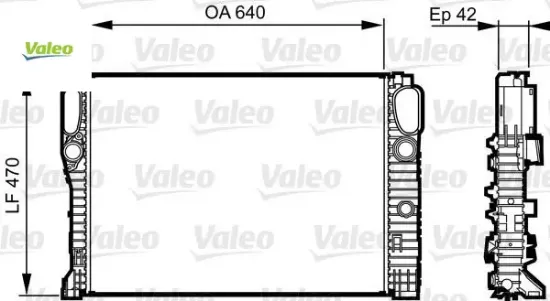 Motor su radyatoru mercedes c219 w211 s211 valeo a2115003202 resmi