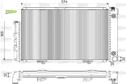 Motor su radyatoru w201 85 93 klımalı / otomatık sanzıman valeo a2015004103 resmi