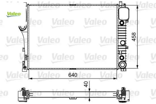 Motor su radyatoru s-class w221 c216 valeo a2215003203 resmi
