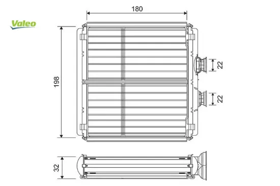 Kalorıfer radyatoru w204 w212 c218 r231 c190 r197 valeo a2048300061 resmi