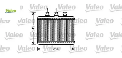 Kalorıfer radyatoru e65 e66 valeo 64110394788 64116906270 resmi
