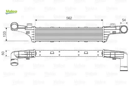 Turbosarj radyatoru e-class w210 s210 valeo a2105000400 resmi