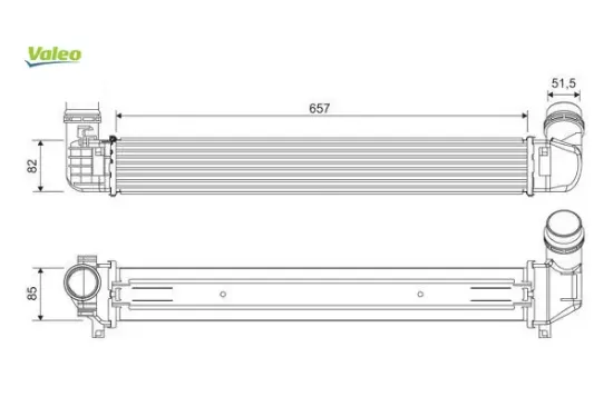 Turbo radyatörü fluence valeo 144960024r resmi