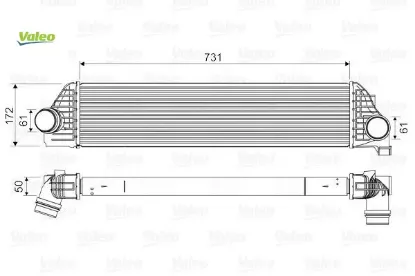 Turbo radyatörü master ııı 10 movano b 10 2.3dci valeo 144960015r/ 144969388r resmi
