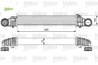 Turbosarj radyatoru w211 s211 c219 valeo a2115002602 resmi